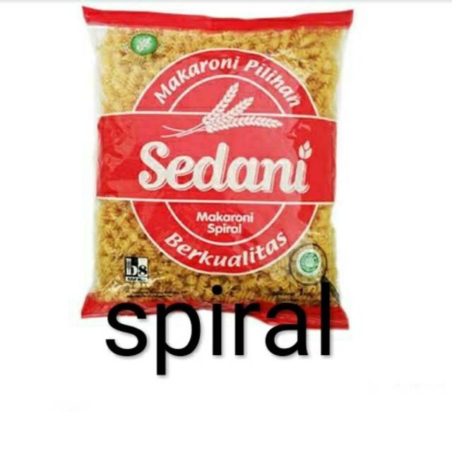 

Makaroni spiral sedani 1kg via gojek