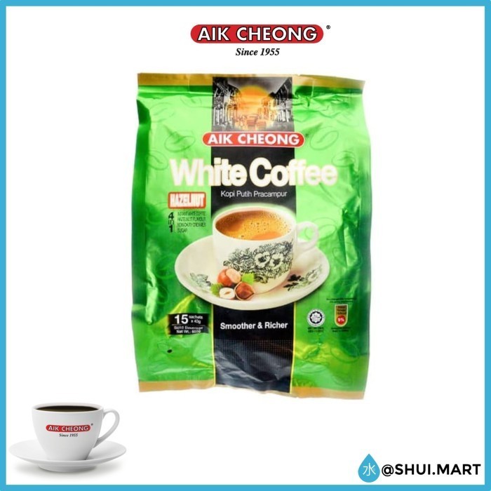 

Aik Cheong White Coffee Hazelnut - Kopi Malaysia 4In1 4 In 1 600 Gr