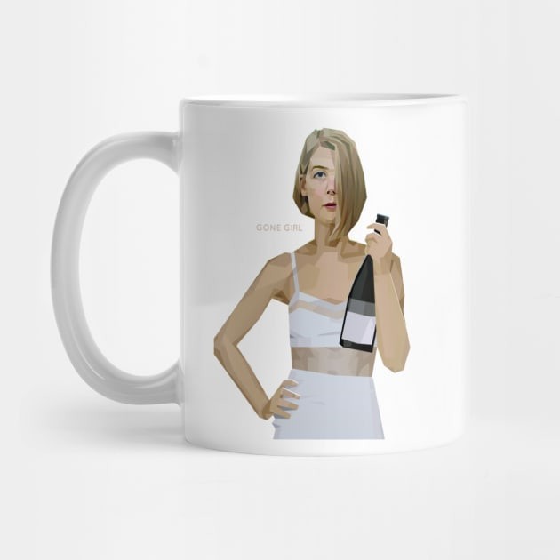 Mug Kopi Seni Gone Girl Gone Girl art Coffee Mug