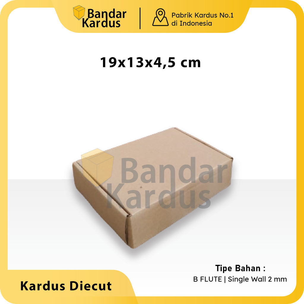 

Box Packing Multifungsi | Kardus DIECUT Uk 19x13x4,5 cm | Kardus Diecut Polos | Box Packing Baran