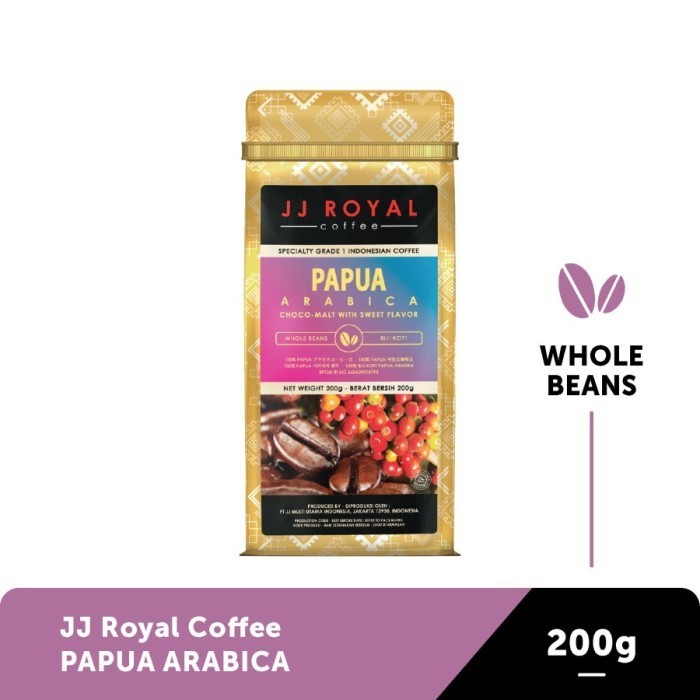 

Buy 2 Jj Royal Coffee Papua Arabica Bag 200Gr