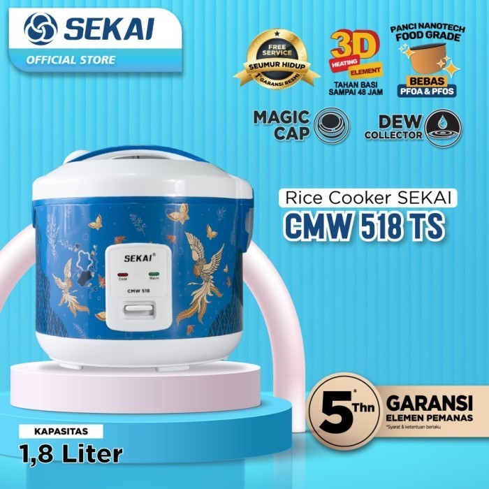 Sekai Rice Cooker / Penanak Nasi Cmw 518