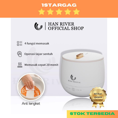 Han River Magic Com Mini Hrrc05Wt Rice Cooker Mini/Penanak Nasi 300Wat