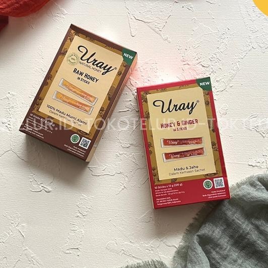 

Madu Uray Sachet Honey And Ginger 10 Sti (Madu & Jahe) Natural 120Gr
