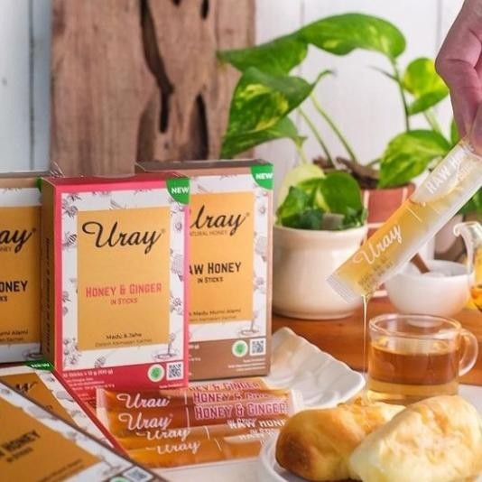 

Madu Uray 1 Box Isi 10 Sachet / Raw Honey In Sti / Madu