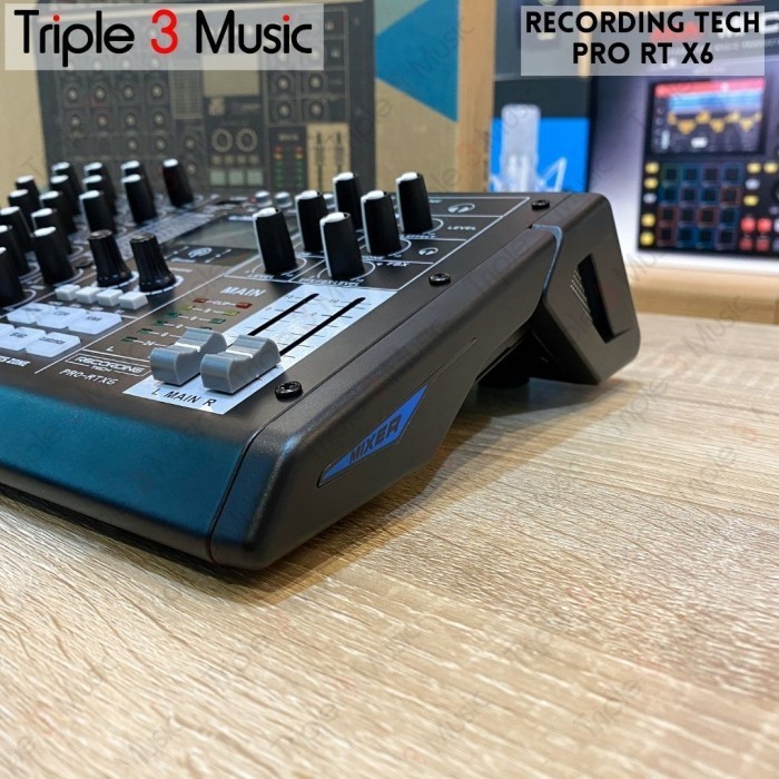 Recording Tech Pro Rtx6 Mixer Audio Usb 6 Channel
