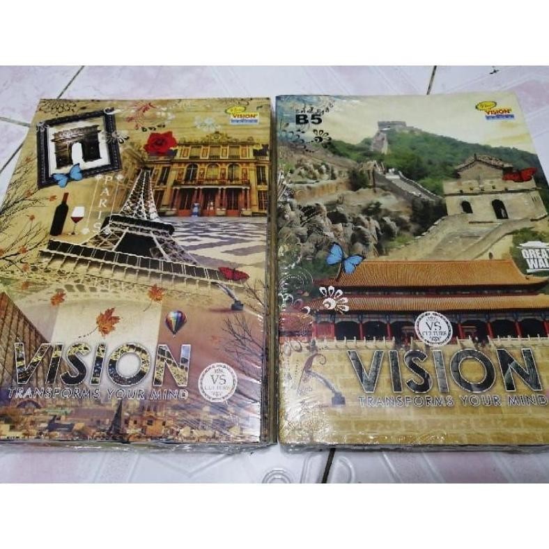 

[1 Pak] Buku Tulis Campus 42 Lembar Isi 10 Buku/ Vision B5 Big Boss 36 Isi 6 Buku (6.6)