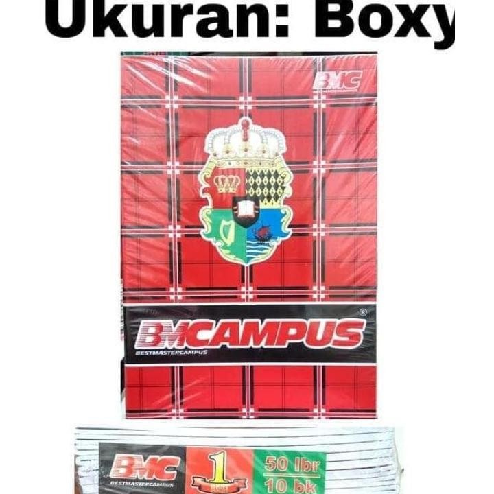 

Buku Tulis Campus 50 Lembar Boxy (10Pc) / Buku Tulis Big Boss (Murmer)