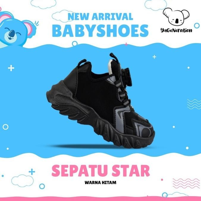 NEW PRODUK SEPATU SNEAKER ANAK CASUAL TALI PUTAR / SEPATU SEKOLAH ANAK 