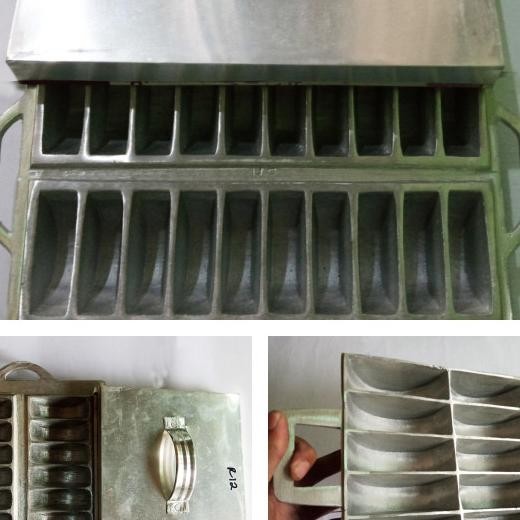 Loyang Kue Pancong/Pukis Cetakan Kue Pukis Alumunium Cor Solid Kokoh