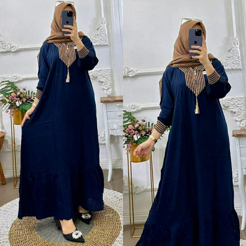 Gamis Gamies Cewe Brukat Seragam Maxy Games Set Hijab Makidres Grms Gams Syari Muslim Dres Gemes 2I1