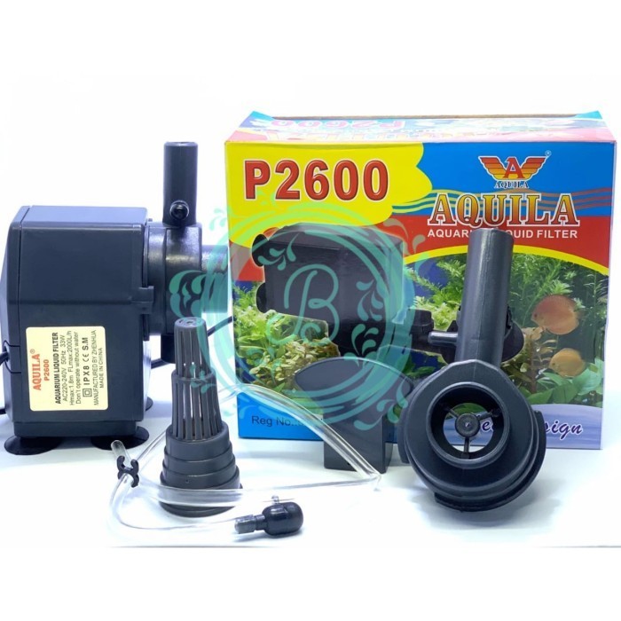 Ready AQUILA 2600 Pompa Celup Pompa Aquarium Pompa Hidroponik Aquila P-2600