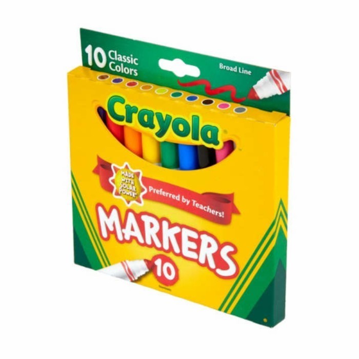 

Sarila Crayola Spidol Warna Classic Color 10 Colors