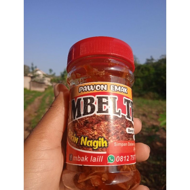 

Sambel teri best seller di jamin nagiih kemasan 150/100gr