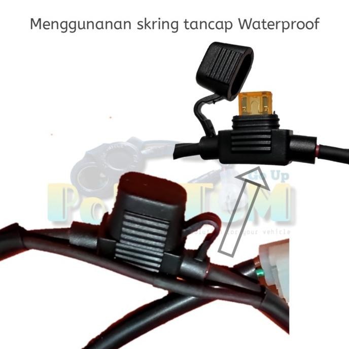 Charger Casan Custom Original Untuk Di Motor & Mobil | Waterproof