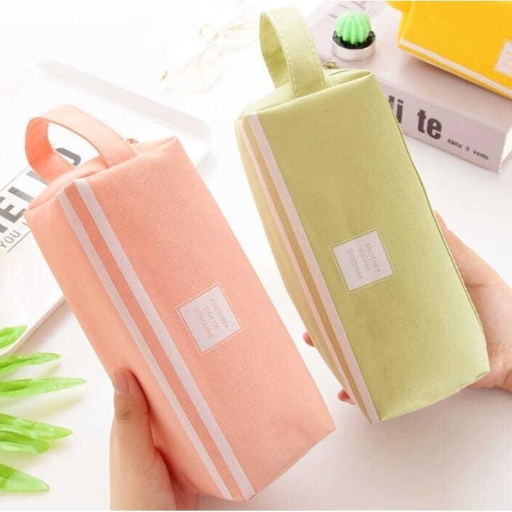 

Hot Kotak Dual Zipper Pensil Dan Stationery / Dompet Pensil 2 Pouch Garansi