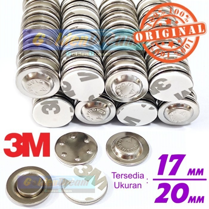 

Magnet Pin Bulat 17Mm 20Mm Name Tag Nama Lencana 2Cm 1.7Cm Magnetic