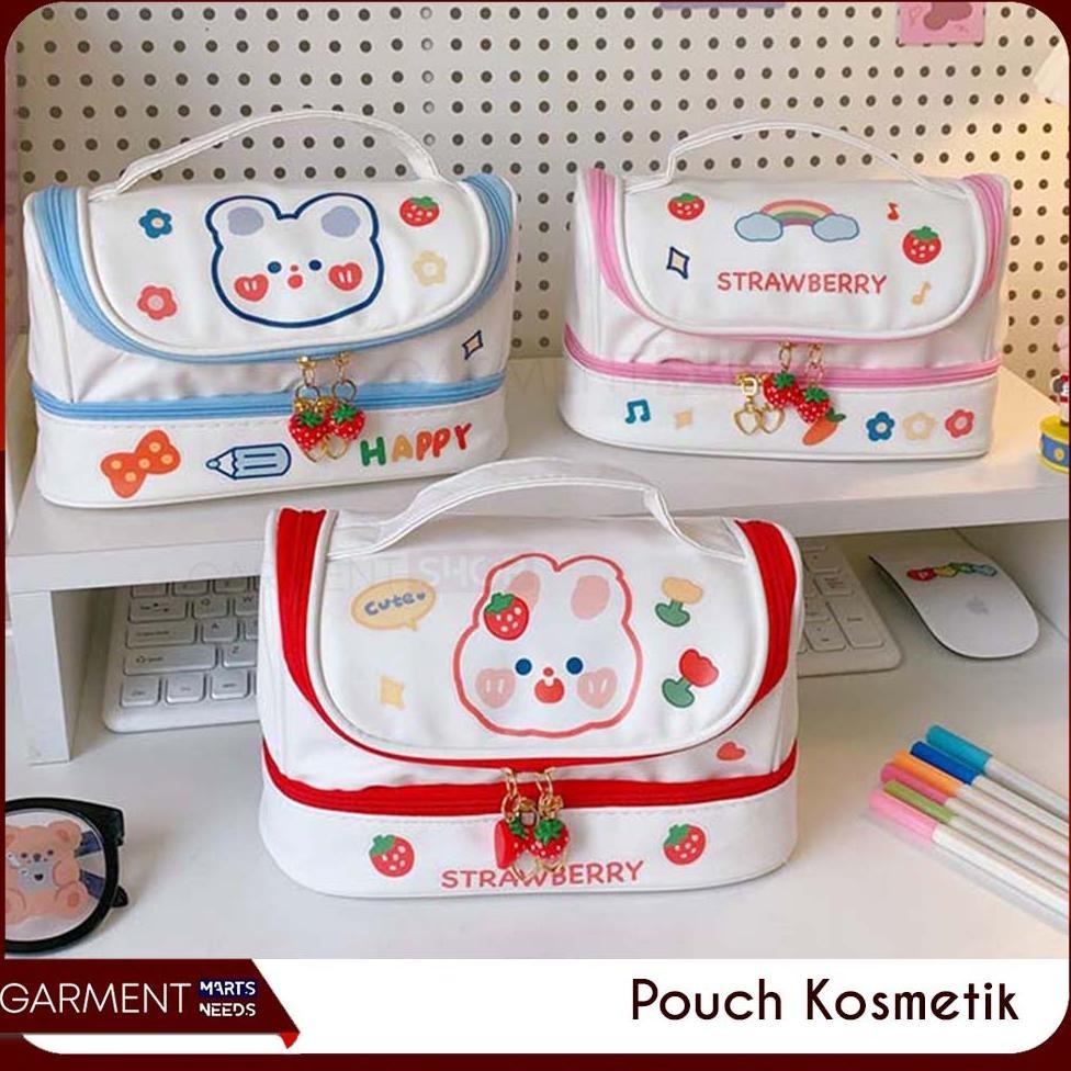 

Flash Sale Tempat Pensil Anak Import Lucu Pencil Case Korea Travel Make Up Pouch Diy Sticker Serbaguna Stiker Kelinci Beruang Murah