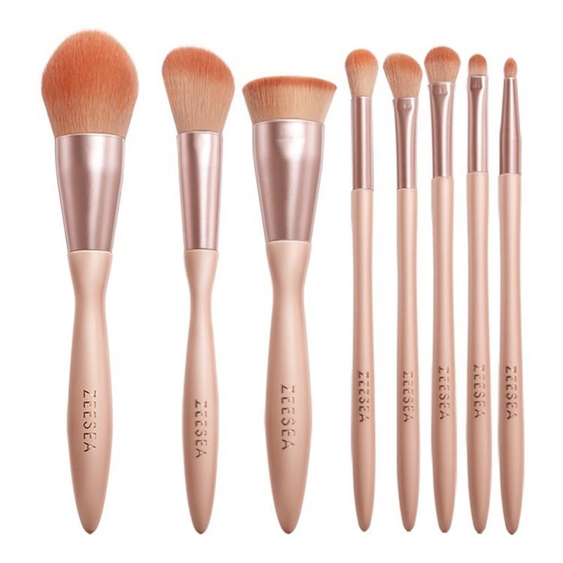Kuas riasan ZEESEA Secret Garden Set isi 8