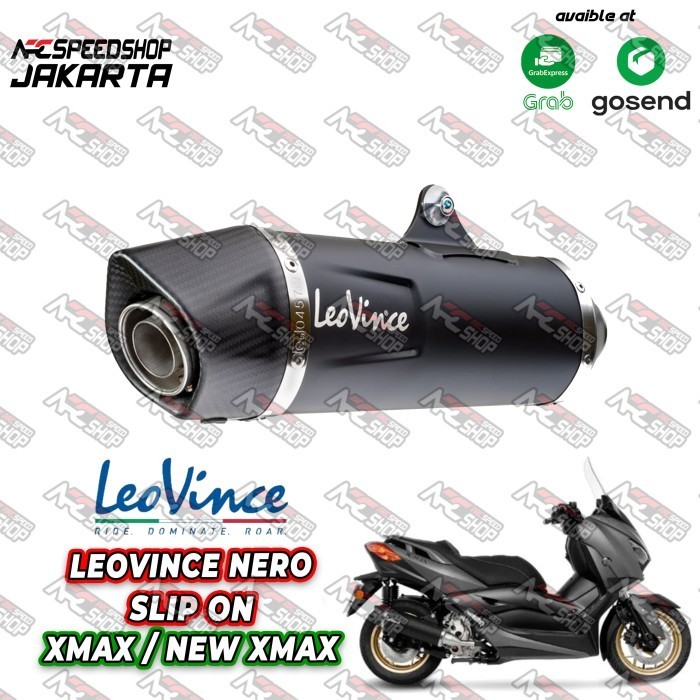 Ready Knalpot Leovince Nero Slip On Xmax / Xmax 250 Conected New Original