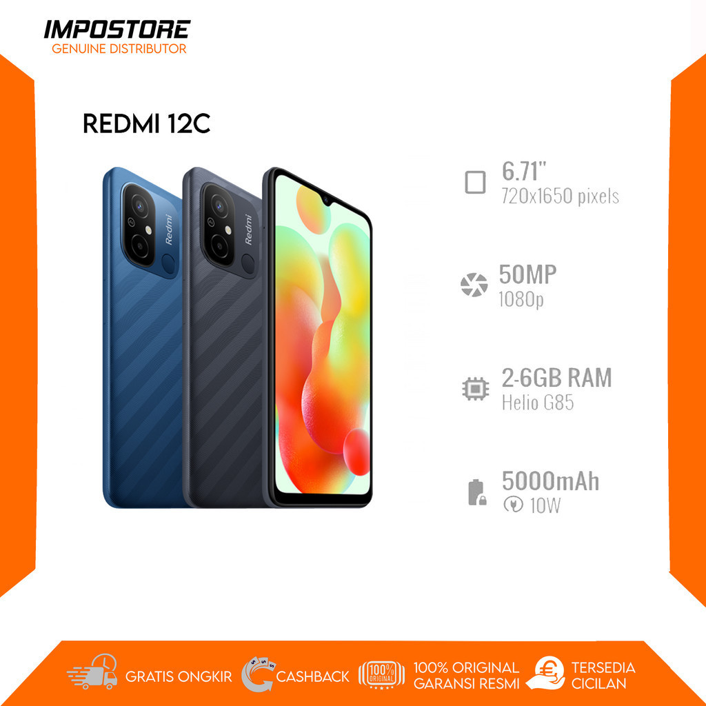 REDMI 12C - 4/128 GB - HELIO G85 - REPACK