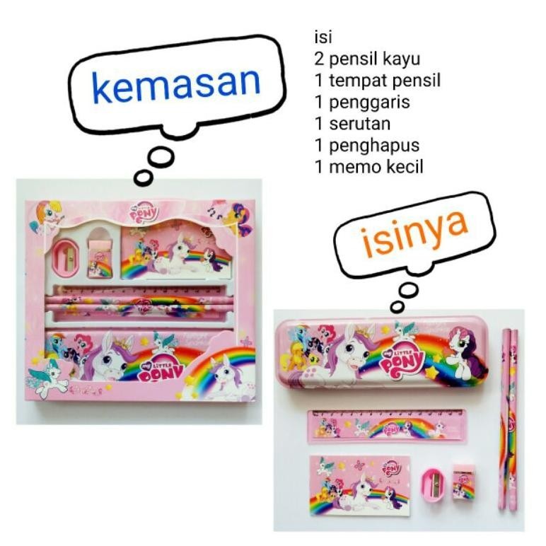 

Fgk-24 Study Set Paket Alat Tulis Karakter My Little Pony Sale
