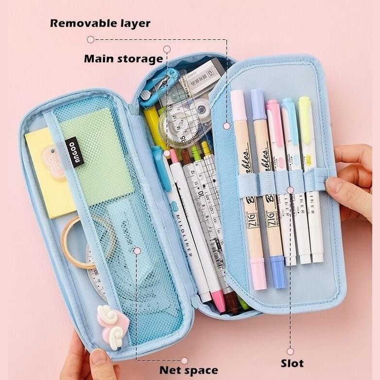 

Ox04 Tempat Pensil / Angoo Dreaming Set Handbag Style Pencil Case Hand Gratis Ongkir