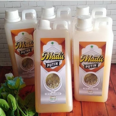 

Madu Putih Murni 1kg 1 kg Mabruk Mabruuk