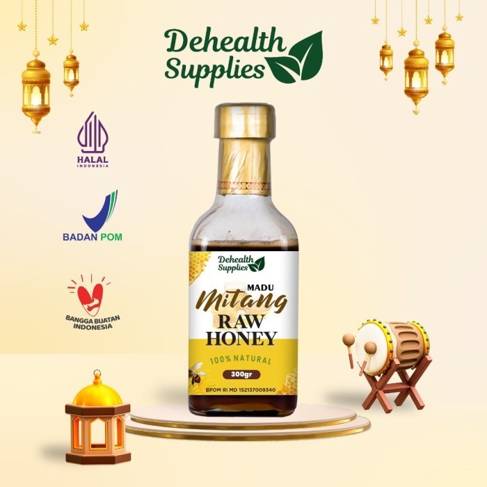 

Dehealth Supplies Madu Mitang 300gr botol kaca