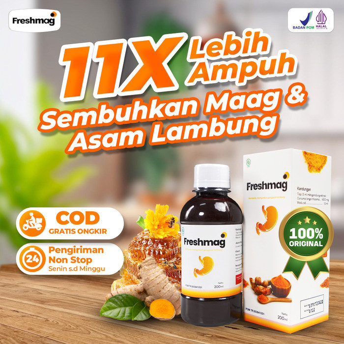 

Freshmag Madu Herbal Atasi Asam Lambung Maag Kronis Gerd