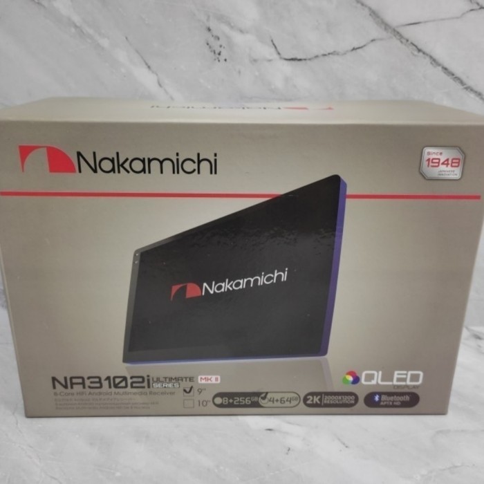 Head Unit Android Nakamichi Ultimate Mk Ii 8/256 Gb - Tv Mobil 9 Inch Tersedia