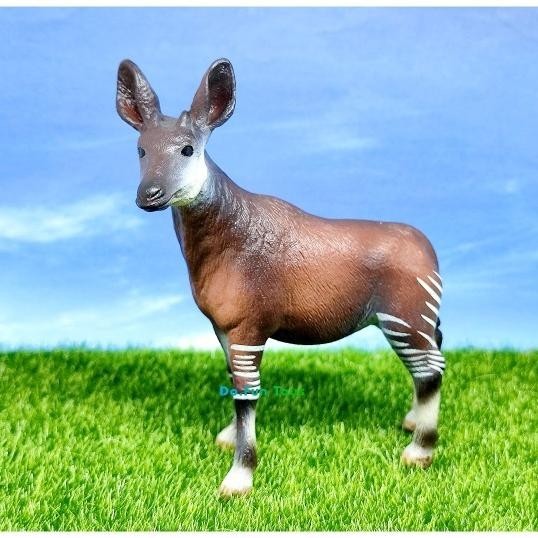 Okapi Animal Figure / Niatur Mainan Binatang Okapi