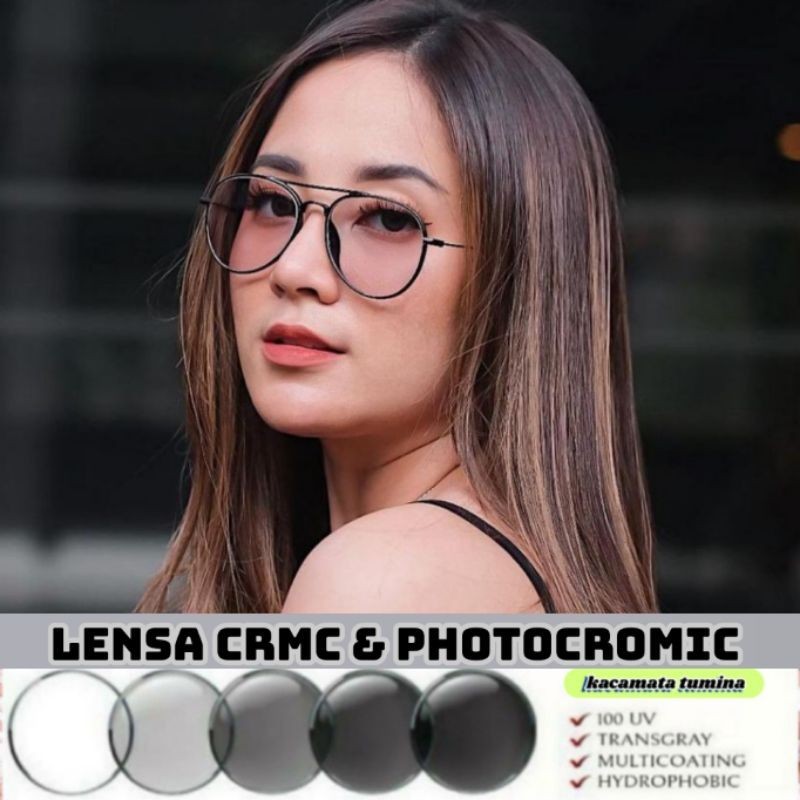 kacamata minus antiradiasi (frame+lensa) 2191