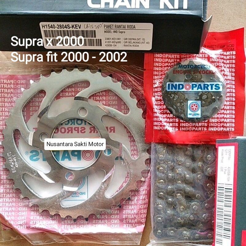Kev honda gear gir set indoparts kev supra x 2000 2004 supra fit lama