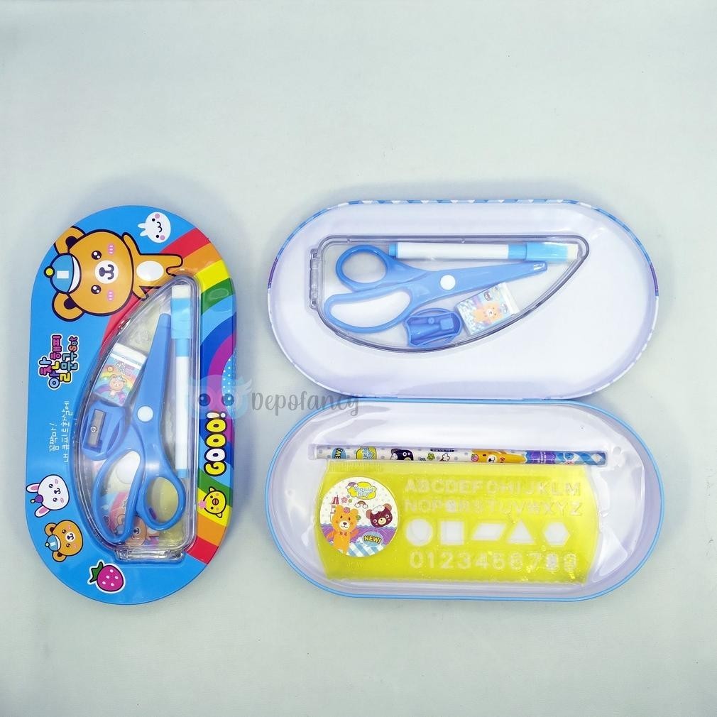 

er-56 KOTAK PENSIL KALENG ANTI PENYOK + ISI 2 SUSUN / TEPAK PENSIL / TEMPAT PENSIL / BOX PENCIL HJ / XDA 3339 Murah