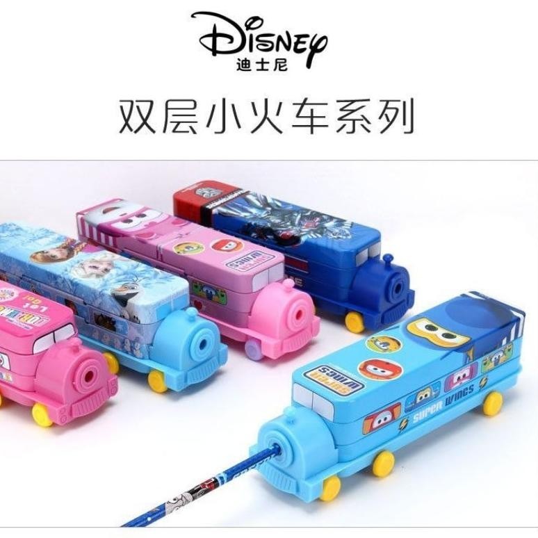

rd-67 READY KOTAK PENSIL ANAK KALENG KERETA API SUSUN / PENCIL CASE TRAIN DISNEY / ALAT TULIS Viral