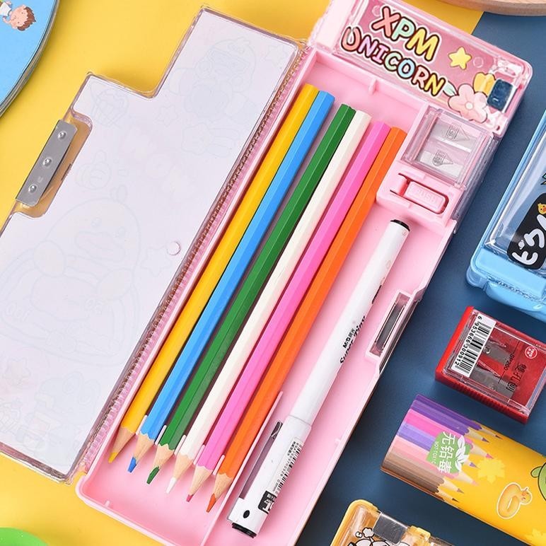 

TT60 Kotak pensil dengan mainan edukatif/Kotak Pensil / Tempat pensil anak sekolah / Pencil box case Hemat