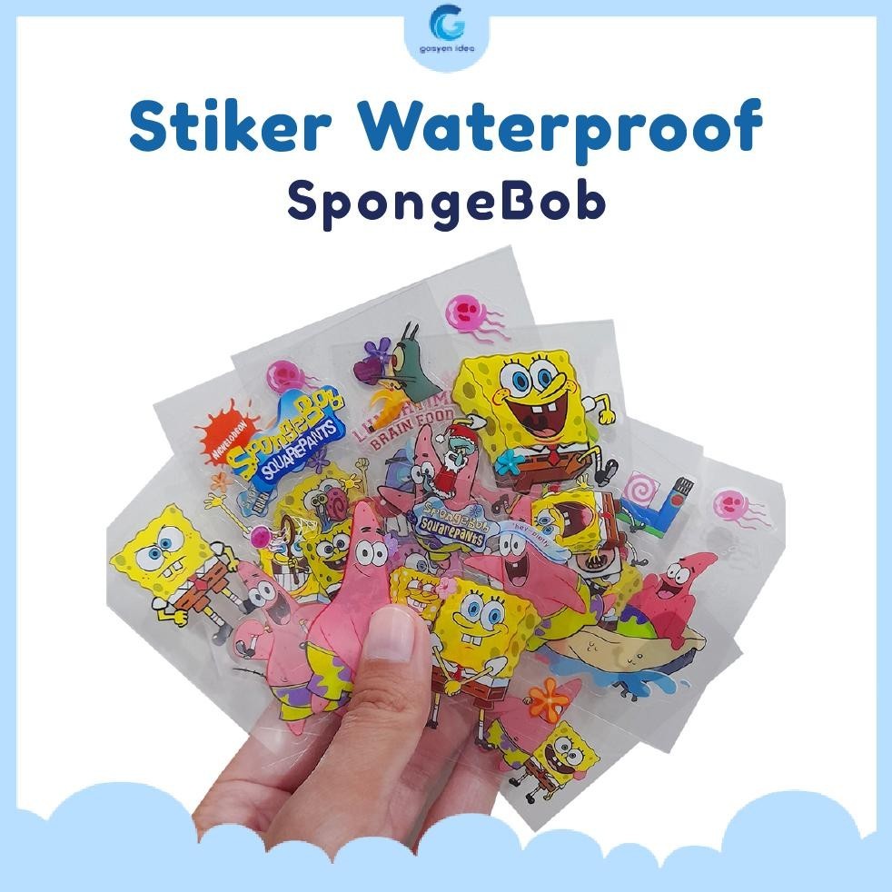 

STICKER NONO SPONGEBOB SQUAREPANTS [ECER] WATERPROOF / 1 LEMBAR STIKER