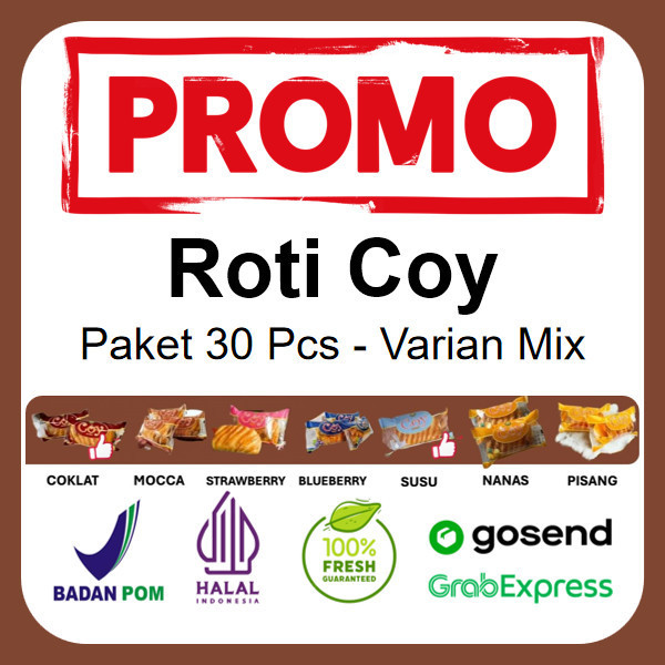 

[PROMO] Roti Coy MIX Varian Medan / Roti Viral / Isian lumer