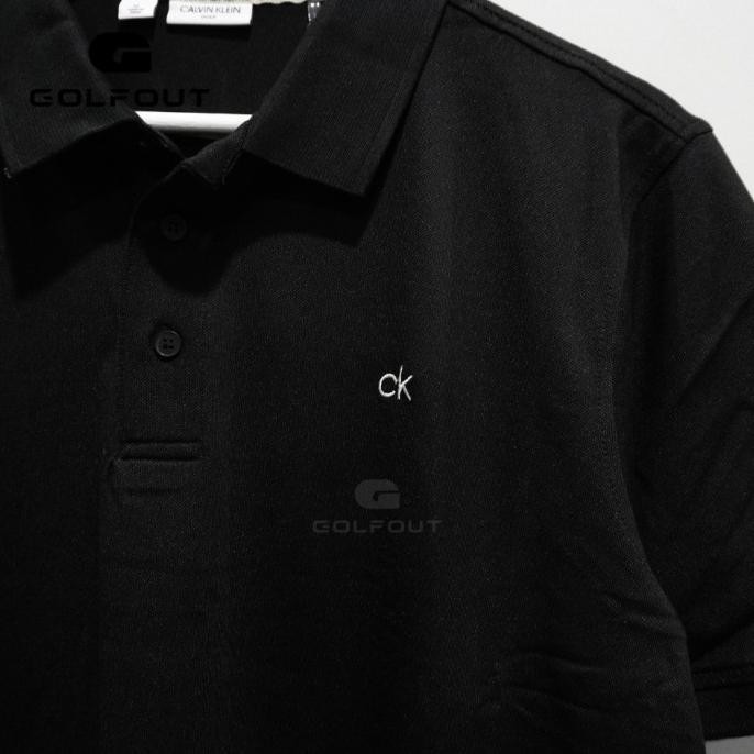 Calvin Klein Golf Planet Polo Shirt Black