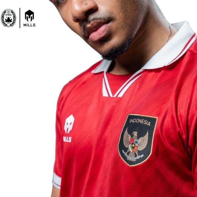 MILLS Timnas Indonesia Jersey Home Replica Version 1408 RED