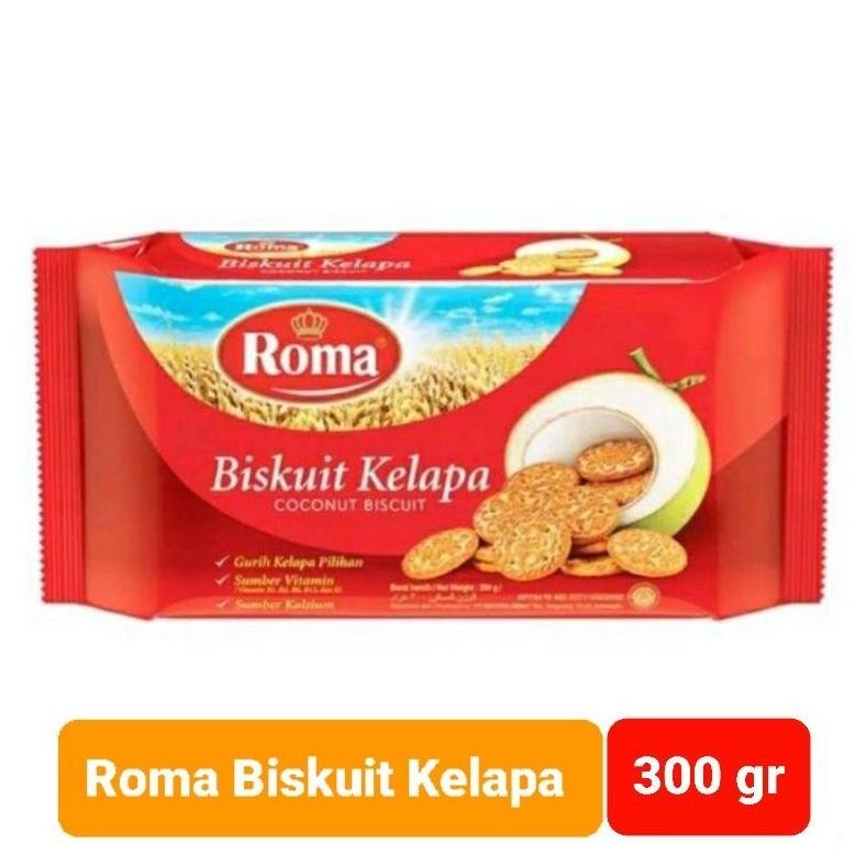 

New Produk Biskuit Roma Kelapa 300 Gr .