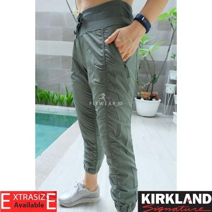 Celana Jogger wanita (Fitness, Yoga, Zumba) Kirkland [Army]