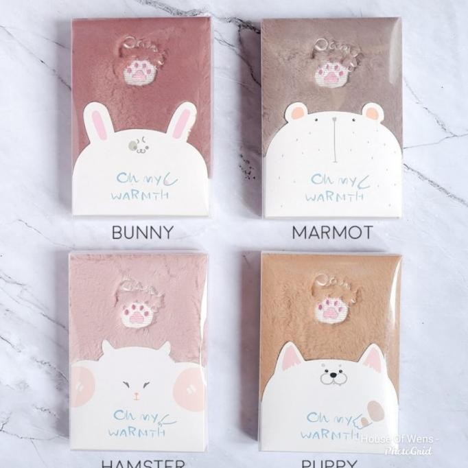 

HARGA DISC - MY WARMTH FUX COVER MIXED NOTEBOOK B6 - FLUFFY DIARY - CATATAN DIARY