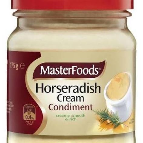 

Masterfoods Horseradish Cream Condiment 175Gr | Sauce | Dressing