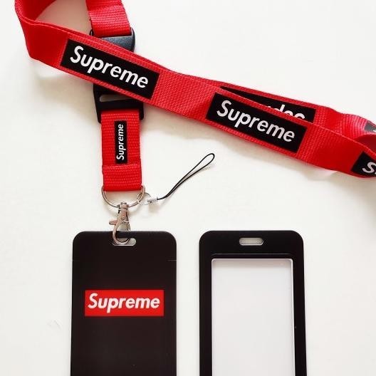 

Id Card Holder Name Tag Lanyard / Kalung Kartu Bla Supreme