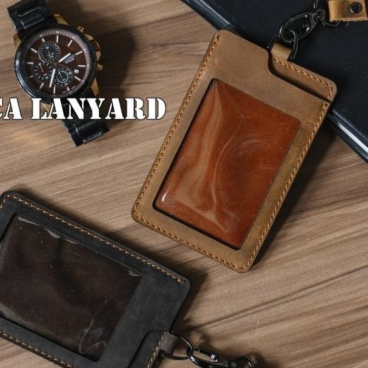 

Gantungan Id Card Kulit Lanyard Name Tag & Card Holder