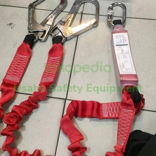 

Lanyard Double Hook With Absorber Leopard Lp 0464