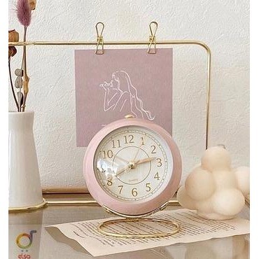 

Jam Weker Meja Belajar Alarm Aesthetic Retro Style Elegan Vintage BS88