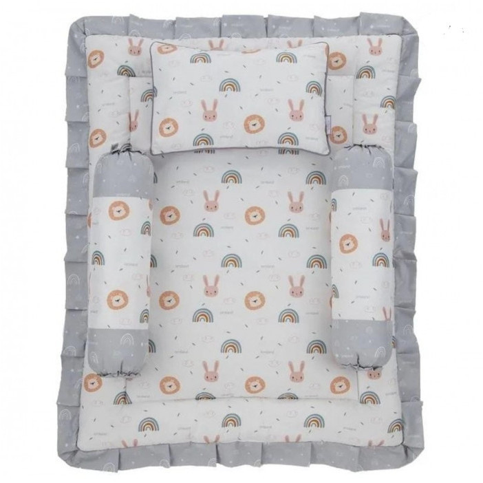 Far Bedcover Set Matras Bantal Guling Bayi Omiland Alpaca Rainbow Panda